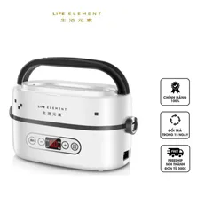 Hộp cơm điện hẹn giờ Life Element F27 - Nấu cơm, hấp, luộc, hâm nóng nhanh chỉ mất 10-15 phút, phù hợp cho văn phòng và du lịch.