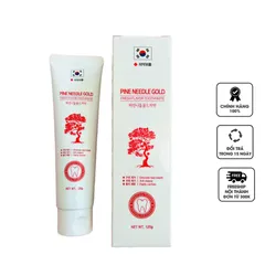 Kem Đánh Răng Tinh Dầu Thông Đỏ Pine Needle Gold 120g - Giúp Ngăn Sâu Răng, Khử Mùi, Hơi Thở Thơm Mát Cho Trẻ Em Và Người Lớn