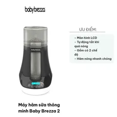 Máy Hâm Sữa Thông Minh Baby Brezza 2 - Nhanh Chóng & An Toàn Cho Bé, Công Nghệ Tiên Tiến, Tự Động Tắt Khi Quá Nhiệt