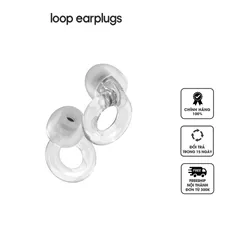 Nút Bịt Tai Giảm Tiếng Ồn Loop Earplugs Engage - Bộ Nút Tai Silicon Thông Minh Có 4 Size, Giảm 16dB, Đem Lại Sự Bình Tĩnh, Thoải Mái