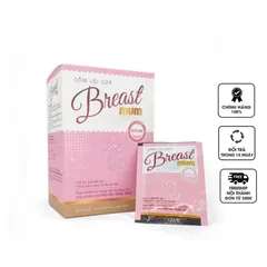 Cốm lợi sữa Breast Mum - Hỗ trợ tăng tiết sữa mẹ tự nhiên từ thảo dược, dễ sử dụng, an toàn cho sức khỏe mẹ và bé, hộp 20 gói