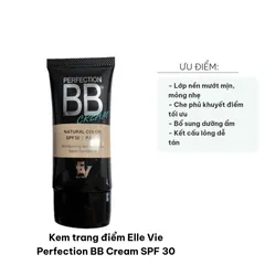 Kem Trang Điểm Elle Vie Perfection BB Cream SPF 30 - Lớp Nền Mỏng Nhẹ, Bảo Vệ Da, Dưỡng Ẩm Suốt Ngày, Phù Hợp Mọi Làn Da