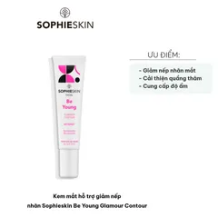 Kem Mắt Giảm Nếp Nhăn Sophieskin Be Young Glamour Contour 15ml - Hỗ Trợ Trẻ Hóa, Chống Oxy Hóa, Dưỡng Ẩm Cho Da Mắt