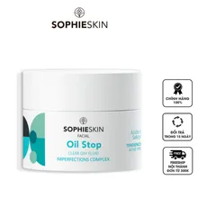 Kem Dưỡng Ẩm Sophieskin Oil Stop Clear Day Fluid - Kiểm Soát Nhờn, Ngăn Ngừa Mụn, Thẩm Thấu Nhanh, Dành Cho Da Dầu và Hỗn Hợp 50ml
