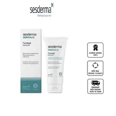Gel điều tiết bã nhờn Sebovalis Facial Gel 50ml - Chăm sóc da dầu mụn, giảm viêm, ngăn ngừa mụn hiệu quả từ Sesderma