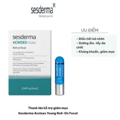 Thanh Lăn Giảm Mụn Sesderma Acnises Young - Hỗ Trợ Điều Tiết Nhờn, Làm Mịn Da, Với Axit Salicylic và Dầu Cây Trà 4ml
