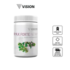 Viên Uống Giảm Căng Thẳng Pax Forte New Vision - Hỗ Trợ An Thần, Tăng Chất Lượng Giấc Ngủ Từ Chiết Xuất Thiên Nhiên