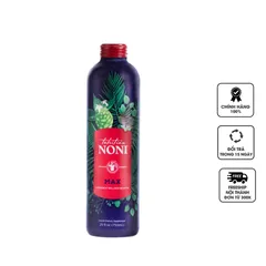 Nước Uống Noni Max Morinda Hỗ Trợ Tăng Cường Sức Khỏe - Thùng 4 Chai 750ml Giúp Cải Thiện Hệ Miễn Dịch và Tim Mạch