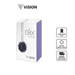 D4X Get Young Vision - Thực phẩm chức năng trẻ hóa và làm đẹp da, hỗ trợ chống oxy hóa, hộp 10 gói, sức khỏe toàn diện