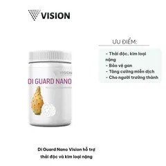Viên Uống Di Guard Nano Vision Thải Độc & Kim Loại Nặng - Hỗ Trợ Chức Năng Gan, Tăng Cường Miễn Dịch - Hộp 30 Viên