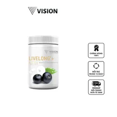 Viên uống Livelong+ Vision Trẻ Hóa Toàn Diện 60 Viên - Hỗ Trợ Chống Oxy Hóa, Làm Mờ Nếp Nhăn, Giúp Da Mềm Mịn და Đều Màu