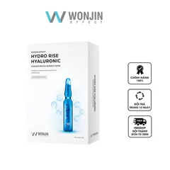 Hộp 10 Miếng Mặt Nạ Cấp Ẩm Wonjin Effect Hydro Rise - Mặt Nạ Dưỡng Ẩm Chứa Hyaluronic, Phù Hợp Với Mọi Loại Da