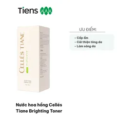 Nước Hoa Hồng Cellés Tiane Brighting Toner - Dưỡng Ẩm, Làm Sáng Da, Giúp Da Đều Màu - 75ml