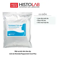 Mặt Nạ Bột Dẻo Histolab Peppermint Cool Plus - Giảm Mụn, Làm Dịu Da, Phù Hợp Mọi Loại Da, Cảm Giác Mát Lạnh, 1kg