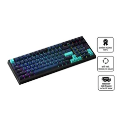Bàn phím cơ không dây Bluetooth Xinmeng X98 Pro LED RGB - 98 phím, Hotswap 5 Pin, Tương thích Windows/Mac, Thiết kế đẹp, Phụ kiện gaming