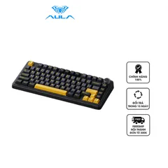 Bàn Phím Cơ Không Dây Aula F75 Pro V2 - 80 Phím, LED RGB, Kết Nối Bluetooth, USB Type-C, Pin 4000mAh, Dễ Dàng Sử Dụng