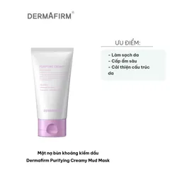 Mặt Nạ Bùn Khoáng Kiềm Dầu Dermafirm - Mặt Nạ Làm Sạch Sâu, Cấp Ẩm, Se Khít Lỗ Chân Lông Cho Da Tươi Trẻ 100ml