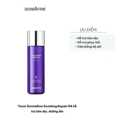 Toner Dermafirm Soothing Repair R4 - Nước Hoa Hồng Dưỡng Ẩm, Làm Dịu Da, Phục Hồi Da Nhạy Cảm, Bảng Thành Phần Thiên Nhiên 200ml