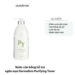 Nước Cân Bằng Hỗ Trợ Ngăn Mụn Dermafirm Purifying Toner 200ml - Kiểm Soát Dầu, Cân Bằng pH, Làm Dịu Da Mụn