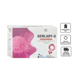 Viên Uống Genlady-S Hỗ Trợ Tăng Khả Năng Thụ Thai - Bổ Sung Vitamin & Khoáng Chất Cải Thiện Chất Lượng Trứng cho Phụ Nữ