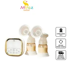 Máy Hút Sữa Điện Đôi Moaz BéBé MB-090 - Thiết Kế Đa Chức Năng, Massage Thư Giãn, Chăm Sóc Mẹ Sau Sinh