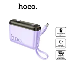 Sạc Dự Phòng Hoco J139 10000mAh Kèm Dây Sạc Type-C - Thiết Kế Nhỏ Gọn, Sạc Nhanh PD/QC, Phù Hợp Với Điện Thoại, Máy Tính Bảng