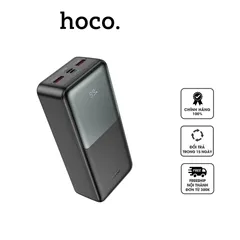 Sạc Dự Phòng Hoco J136B 30000mAh - Sạc Nhanh PD20W, 4 Cổng USB & Type-C, Duy Trì Năng Lượng Cho Điện Thoại & Máy Tính Bảng
