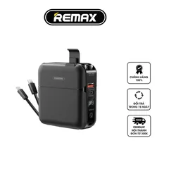 Sạc Dự Phòng Remax RPP20 15000mAh - Sạc Nhanh QC3.0 & PD3.0 Cho 4 Thiết Bị, Nhỏ Gọn, Tiện Lợi, Đèn LED Thông Báo Pin