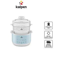 Nồi Nấu Chậm Đa Năng Kalpen SK2 1L - Chưng Hấp, Nấu Cháo, Soup, Hầm Thịt - Thiết Kế Gọn Nhẹ, Tiện Dụng