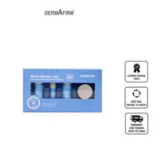 Set 4 món Dermafirm Moist Barrier Line M4 - Bộ sản phẩm cấp ẩm sâu, bảo vệ da nhạy cảm, dưỡng ẩm đa tầng cho làn da mịn màng