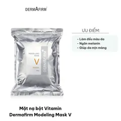 Mặt Nạ Bột Vitamin Dermafirm Modeling Mask V - Dưỡng Ẩm, Làm Sáng Da, Ngăn Ngừa Melanin, Chăm Sóc Da Tươi Trẻ 1000g