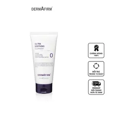 Sữa Rửa Mặt Dermafirm Ultra Soothing Cleanser 150ml - Sản Phẩm Dành Cho Da Nhạy Cảm, Làm Sạch Dịu Nhẹ, Củng Cố Hàng Rào Bảo Vệ Da