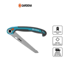 Cưa tay lưỡi gập 200P Gardena 08743-20 - Máy cưa thép chống gỉ sắc bén, dễ mang theo, phù hợp cho công việc cắt chỉnh sửa trong vườn.
