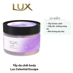 Tẩy Da Chết Body LUX Celestial Escape - Chăm Sóc và Cấp Ẩm Với Hương Hoa Nhài Dịu Nhẹ, Giúp Da Mịn Màng Sáng Bóng