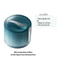 Mặt Nạ Ngủ Nâng Cơ Bijou De Mer Rejuve Face Renewal Pack - Trẻ Hóa Da Hiệu Quả, Siêu Cấp 50g