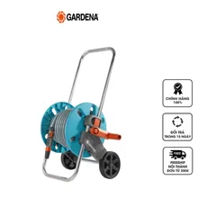 Bộ vòi tưới cây Gardena 18502-20 - Hệ thống tưới 20m với xe cuộn, vòi phun & dây dẫn nước cho vườn, sân vườn và biệt thự