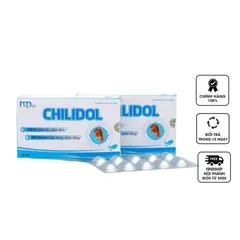 Viên Uống Chilidol Giảm Ho - Hỗ Trợ Tai Hại Đau Họng, Đờm - Hộp 30 Viên Thảo Mộc Tự Nhiên từ Công Ty Smard