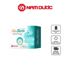 Viên Uống Hỗ Trợ Bổ Sung Lợi Khuẩn Đường Ruột NinBiotic Nam Dược - 20 Ống X 10ml, Duy Trì Sức Khỏe Tiêu Hóa Cho Trẻ Em Và Người Lớn