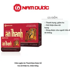 Viên Ngậm An Thanh Nam Dược Hỗ Trợ Giảm Ho, Khản Tiếng Từ Thiên Nhiên - Sản Phẩm An Toàn Cho Sức Khỏe