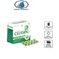 Viên Tinh Dầu Tràm Cedisin Gia Phát - Hỗ Trợ Giảm Ho, Đờm Tự Nhiên, Thảo Mộc, Hô Hấp Khỏe Mạnh, 10 Vỉ x 10 Viên