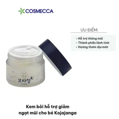 Kem Bôi Giảm Ngạt Mũi Cho Bé Kojajanga - Hỗ Trợ Thông Mũi, Hương Dịu Mát, An Toàn Cho Trẻ Nhỏ, Lọ 20g