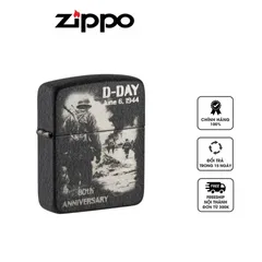Bật lửa Zippo 46261 D-DAY Kỷ Niệm 80 Năm - Phiên Bản Giới Hạn Đặc Biệt Cho Người Sưu Tập Quân Sự