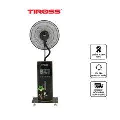Quạt phun sương Tiross TS891 - Quạt cảm ứng, làm mát hiệu quả 5-7 độ C, bảo vệ da trẻ nhỏ, thiết kế sang trọng cho không gian sống hiện đại