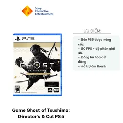 Game Ghost of Tsushima: Director's Cut cho PS5 - Phiêu Lưu Hành Động Đầy Kịch Tính, Đồ Họa Nâng Cấp Hấp Dẫn