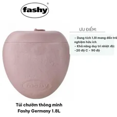 Túi chườm thông minh Fashy Germany 1.8L - Thiết kế hình đá cuội, giữ nhiệt tốt, support giảm đau, tiện dụng cho mọi đối tượng.