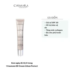 Kem Ngày Đô Thị 4 Trong 1 Casmara DD Cream Urban Protect - Kem Trang Điểm Chống Nắng SPF 30 Dành Cho Tất Cả Loại Da, 30ml