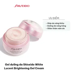 Kem Dưỡng Ẩm Shiseido White Lucent Brightening Gel Cream 50ml - Gel Dưỡng Da Sáng Mịn, Hỗ Trợ Làm Trắng Tự Nhiên, Chăm Sóc Da Rạng Rỡ
