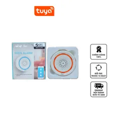 Cảm biến báo khói Zigbee Tuya ZSM1 gắn trần - Thiết bị an ninh thông minh, cảnh báo hỏa hoạn, pin CR123A, kết nối WiFi