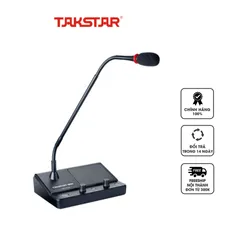 Micro Kèm Loa Thông Báo Takstar DA-239 - Thiết Bị Giao Tiếp Âm Thanh Chuyên Dụng 5W Dành Cho Ngân Hàng, Bệnh Viện