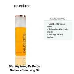 Dầu Tẩy Trang Dr.Belter Nobless Cleansing Oil 200ml - Sạch Dầu, Dịu Nhẹ Cho Da Khô, Chiết Xuất Từ Thực Vật, Không Gây Kích Ứng
